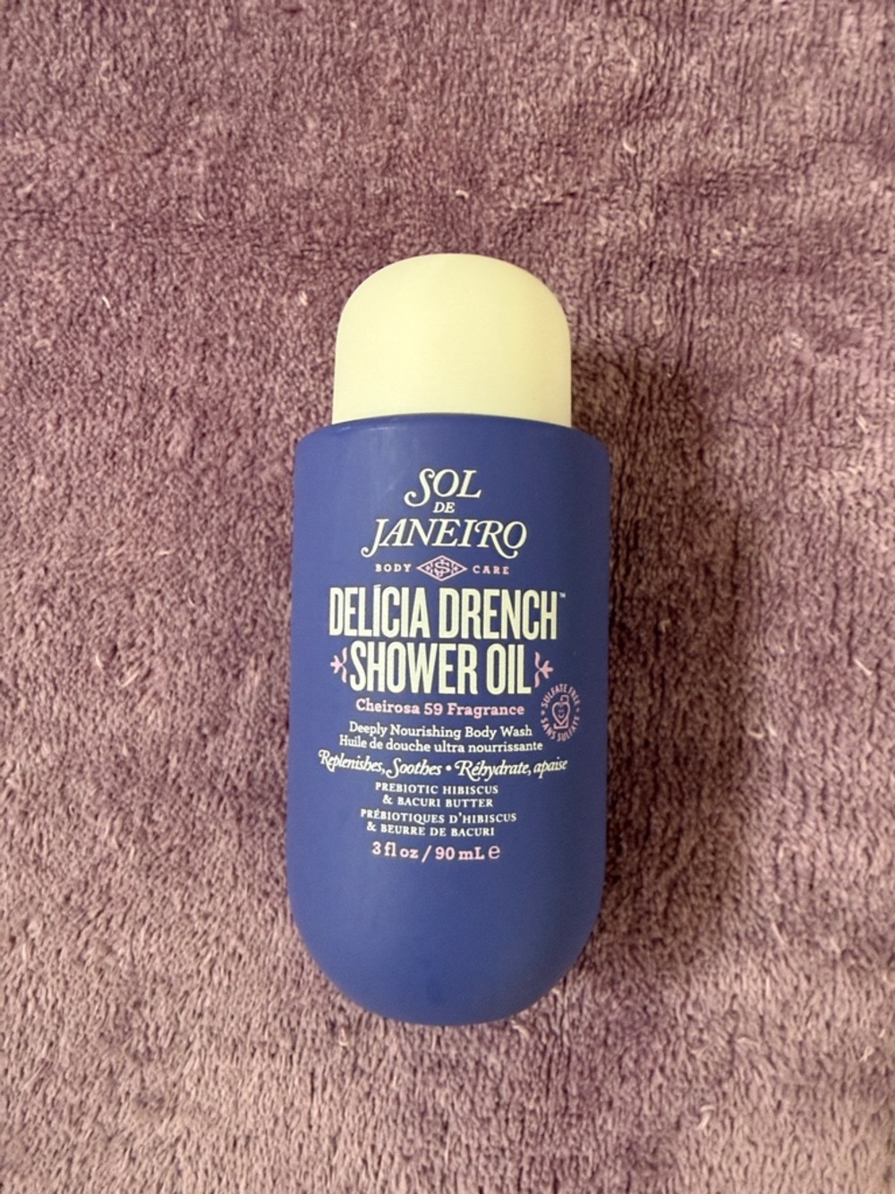 Sol de Janeiro Delicia Drench Shower Oil Body Wash Cheirosa 59 Deluxe Travel New